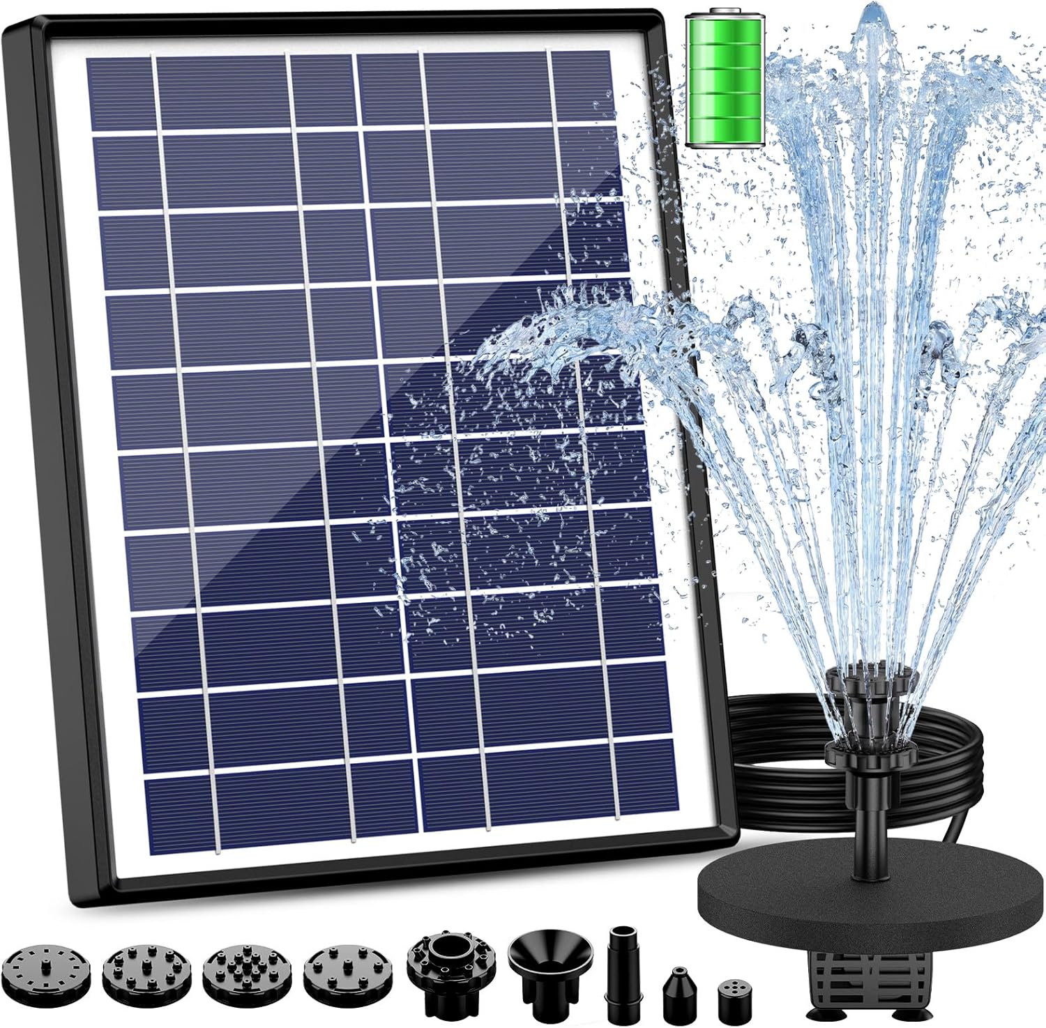 AISITIN 6.5W solar fountain